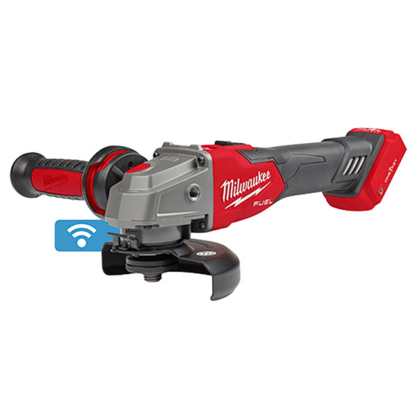 Milwaukee 2883-20 M18 FUEL 4-1/2''/5'' Braking Grinder w/ONE-KEY Slide Switch, Lock-On