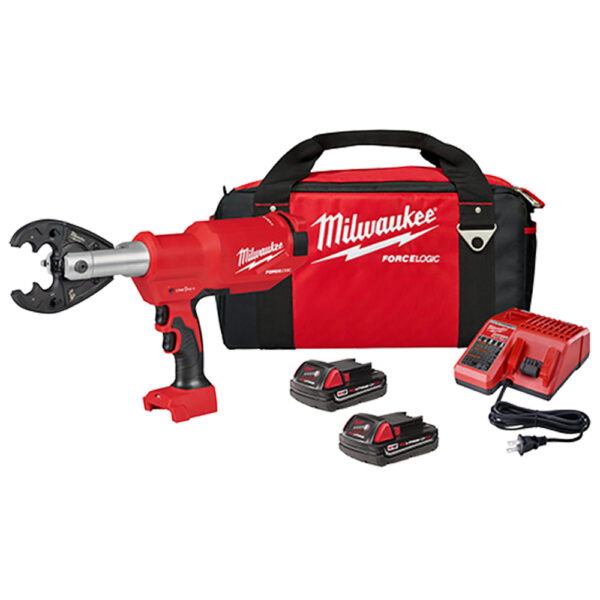 Milwaukee 2977-22O FORCE LOGIC 6T Pistol Utility Crimper O-D3 Kit