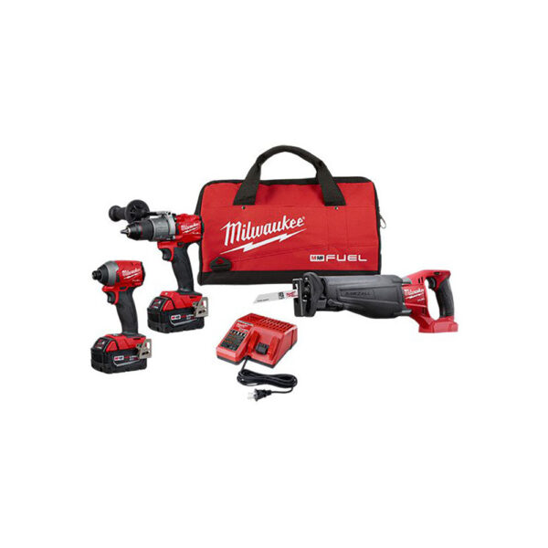 Milwaukee 2997-23 M18 Fuel 3-Piece Combo Kit