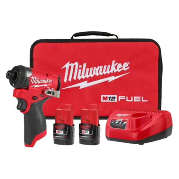 Milwaukee 3453-22 M12 FUEL 1/4'' Hex Impact Driver Kit
