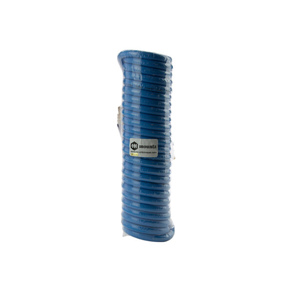 360031 Mountz Coil Air Hose - Polyurethane 8mm ID - 10m w/ Swivel Ends
