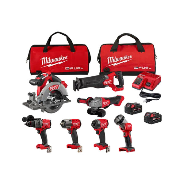 Milwaukee 3697-27 M18 FUEL 7-Tool Combo Kit