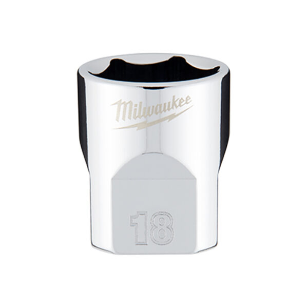 Milwaukee 45-34-9088 3/8'' Drive 18mm Metric 6-Point Socket