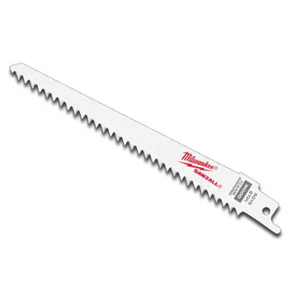 Milwaukee 48-00-5016 SAWZALL 9'' 6 TPI Clean Wood Cutting Blades (5PK)