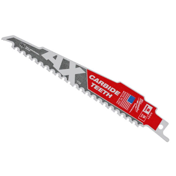 Milwaukee 48-00-5326 SAWZALL THE AX 5 TPI With 9'' Carbide Blade (3PK)