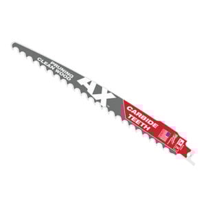 Milwaukee SAWZALL The AX With Carbide Teeth for Pruning Clean Wood Blades