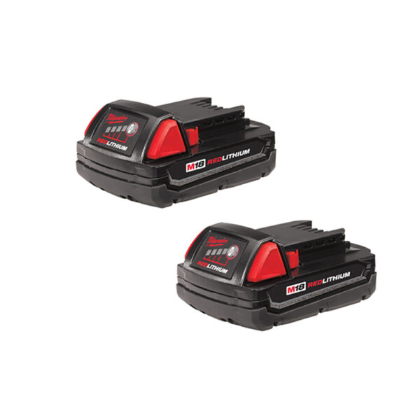 Milwaukee 48-11-1811 M18 REDLITHIUM Compact Battery Two Pack