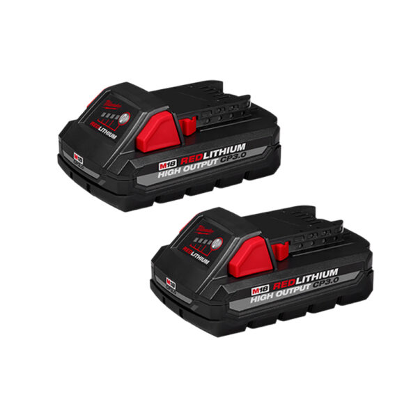 Milwaukee 48-11-1837 M18 REDLITHIUM HIGH OUTPUT CP3.0 Battery 2-Pack