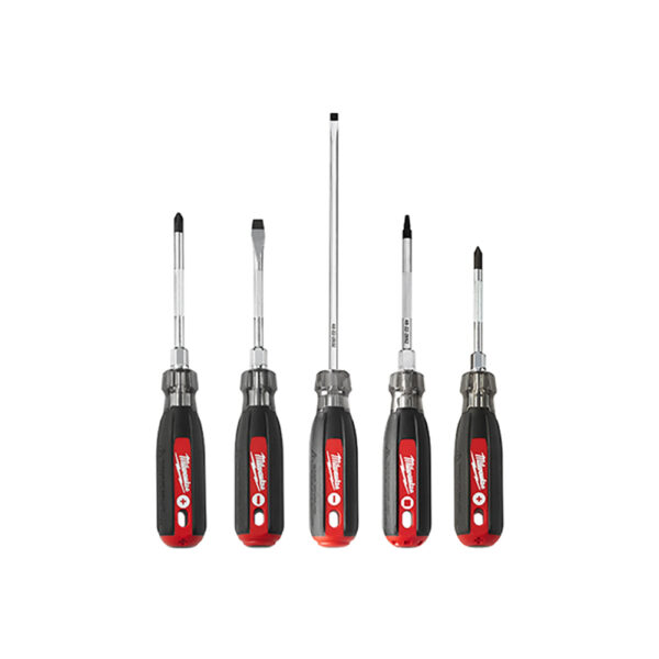 Milwaukee 48-22-2885 Cushion Grip Screwdriver Set (5-Piece)