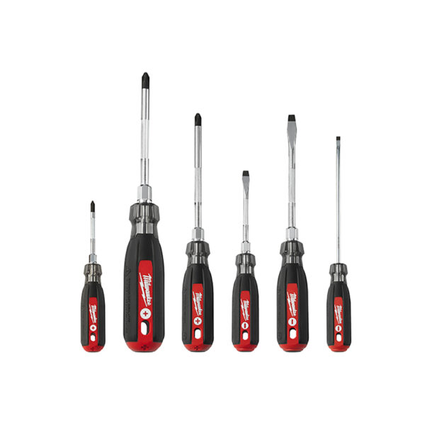 Milwaukee 48-22-2886 Cushion Grip Screwdriver Kit - 6 PC