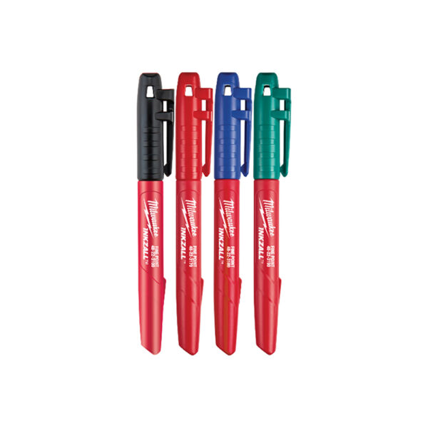 Milwaukee 48-22-3106 4PK Colored Fine Point INKZALL Markers