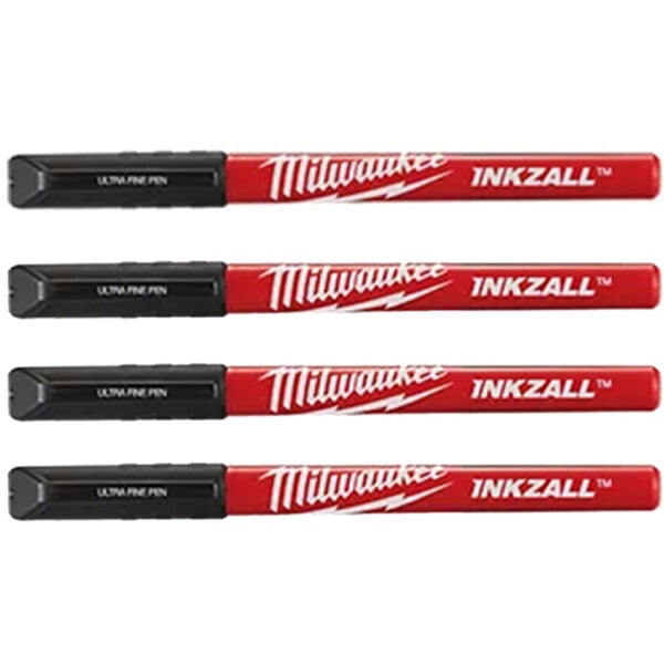 Milwaukee 48-22-3164 4PK Black Ultra Fine Point Pens