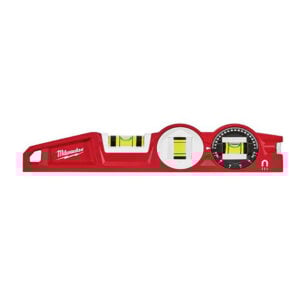 Milwaukee 48-22-5210 10'' Die cast Torpedo Level with 360 Degree Locking Vial