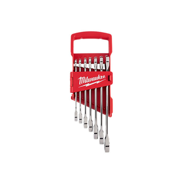 Milwaukee 48-22-9406 7pc Ratcheting Combination Wrench Set - SAE