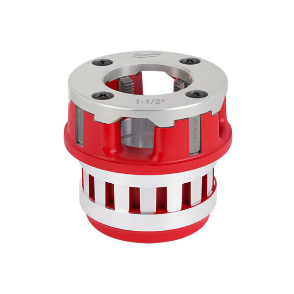 Milwaukee 48-36-1005 1-1/2'' Alloy NPT Portable Pipe Threading Forged Aluminum Die Head