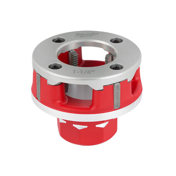 Milwaukee 48-36-1310 Compact 1-1/4'' Alloy NPT Portable Pipe Threading Forged Aluminum Die Head