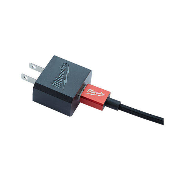 Milwaukee 48-59-1202 3ft Micro-USB Cable and 2.1A Wall Charger