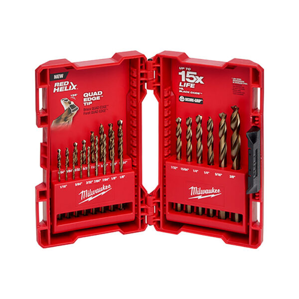 Milwaukee 48-89-2338 RED HELIX Cobalt Drill Bit 23pc Set