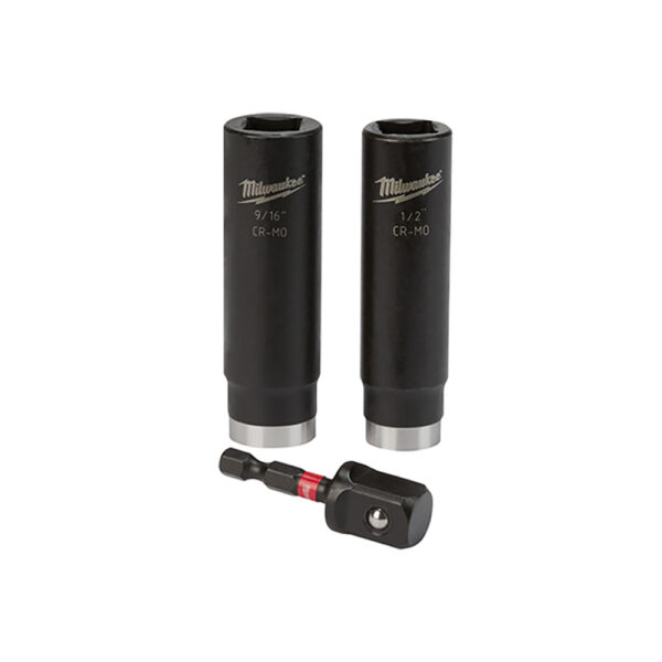 Milwaukee 49-66-4485 SHOCKWAVE 1/2'' DR Impact Socket 3PC Set