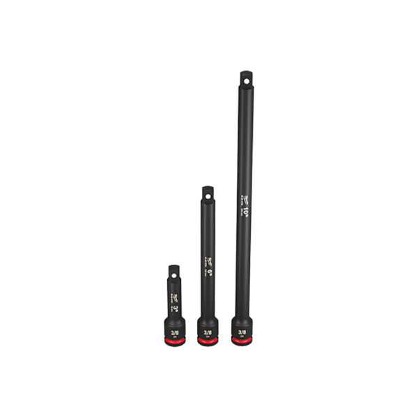 Milwaukee 49-66-6714 SHOCKWAVE Impact Duty 3/8'' Drive Extension 3PC Set