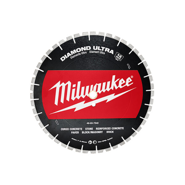 Milwaukee 49-93-7540 14'' Diamond Ultra Segmented Blade