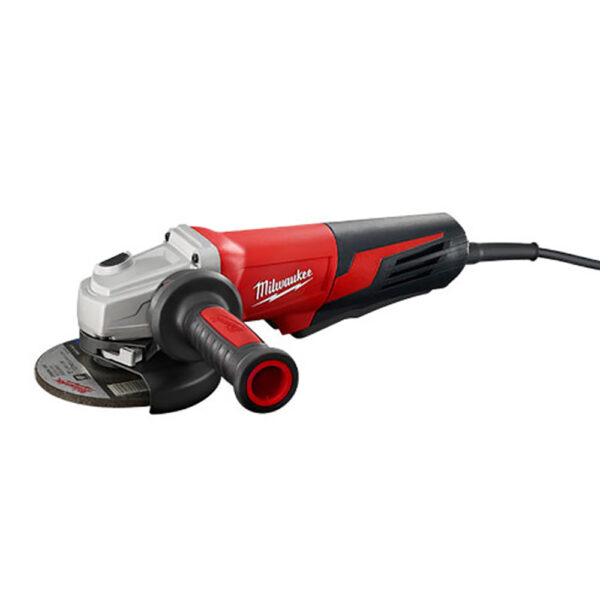 Milwaukee 6117-33 13 Amp 5'' Small Angle Grinder Slide, Lock-On