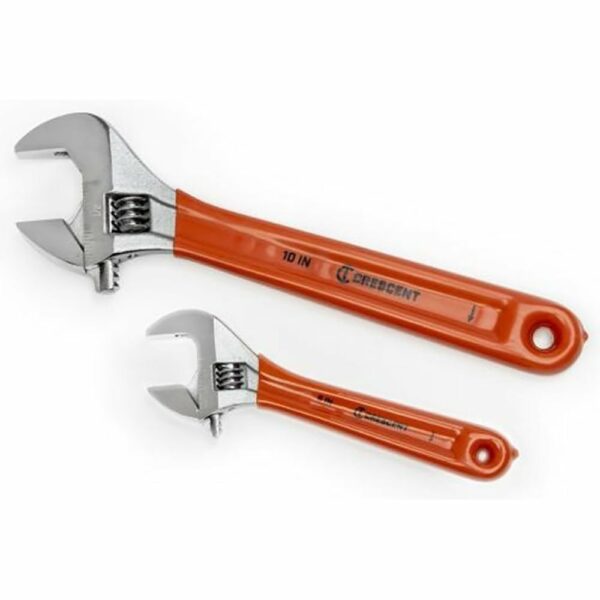 Crescent AC2610CVS 2PC Adjustable Cushion Grip Wrench Set 6'' & 10''