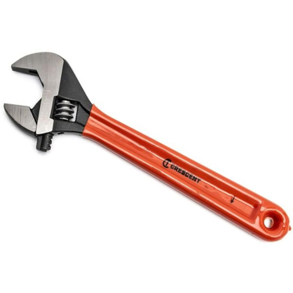 Crescent AT26CBK 6'' Adjustable Black Oxide Cushion Grip Wrench - Bagged