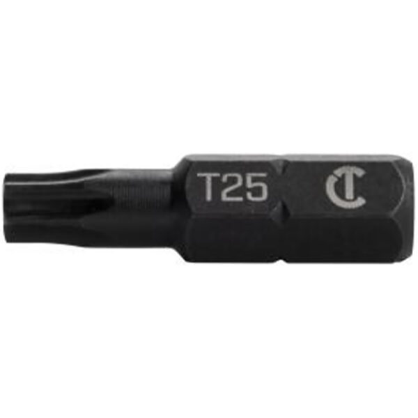 Crescent CAB1T25-2 T25 x 1'' Torx Insert Bit - 2 Pack