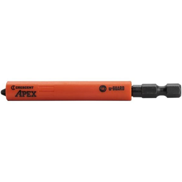 Crescent CAUGB3BT20-2 T20 x 3-1/2'' Torx u-GUARD Covered Impact Power Bit - 2 Pack
