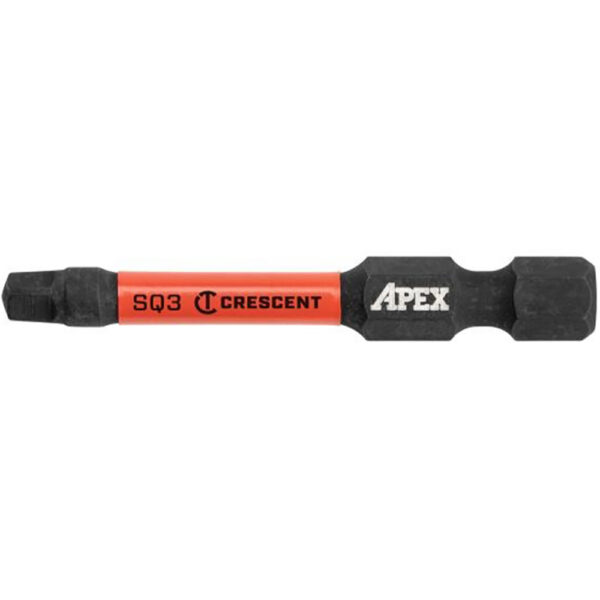 Crescent CAVB2SQ3-2 #3 x 2'' Square VORTEX Impact Power Bit
