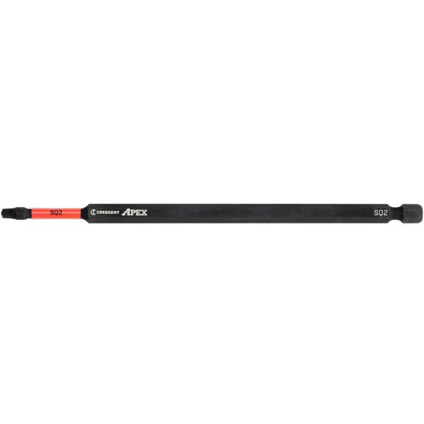 Crescent CAVB6SQ2-25 #2 x 6'' Square VORTEX Impact Power Bit - 25 Pack