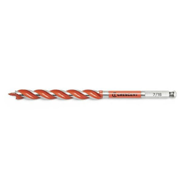 Crescent CDAG-7525 7/16'' x 7-1/2'' Solid Auger Drill Bit