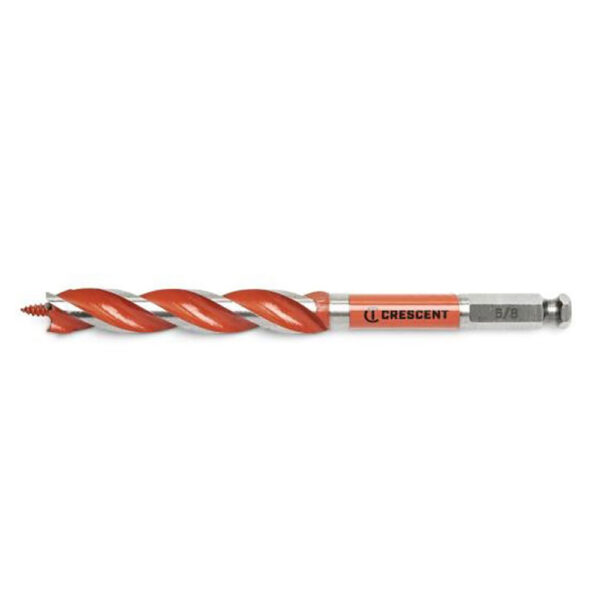 Crescent CDAG-7533 5/8'' x 7-1/2'' Solid Auger Drill Bit