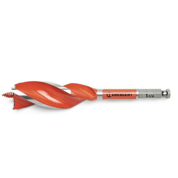 Crescent CDAG-7549 1-1/4'' x 7-1/2'' Solid Auger Drill Bit