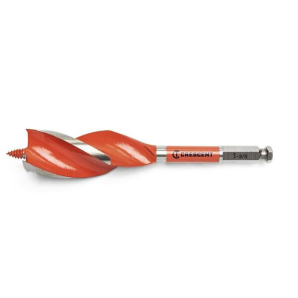 Crescent CDAG-7551 1-3/8'' x 7-1/2'' Solid Auger Drill Bit