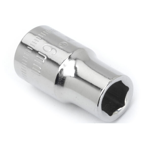 Crescent CDS13N 1/4'' Drive 6 Point Standard Metric Socket 6mm