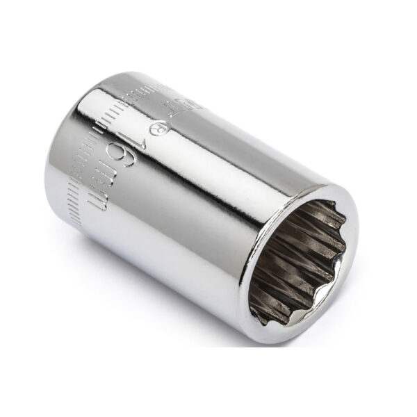Crescent CDS76N 1/2'' Drive 12 Point Standard Metric Socket 16mm