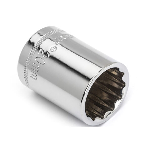 Crescent CDS80N 1/2'' Drive 12 Point Standard Metric Socket 20mm