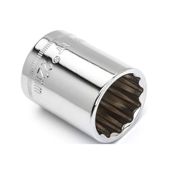 Crescent CDS82N 1/2'' Drive 12 Point Standard Metric Socket 22mm