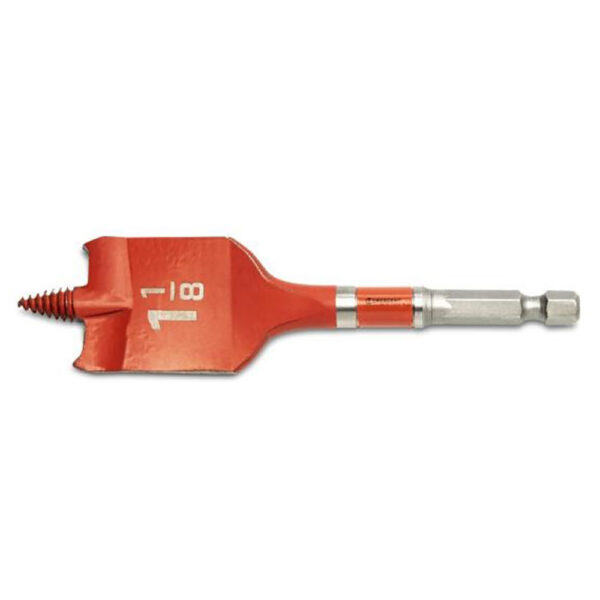 Crescent CDSP-447 1-1/8'' x 4'' Screw Point Spade Drill Bit