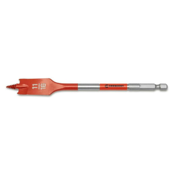 Crescent CDSP-635 11/16'' x 6'' Screw Point Spade Drill Bit
