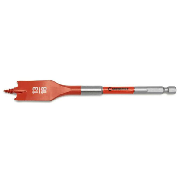 Crescent CDSP-639 13/16'' x 6'' Screw Point Spade Drill Bit