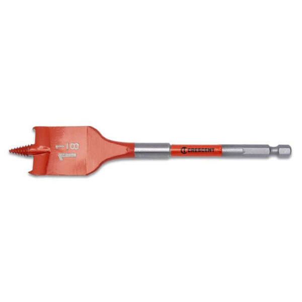 Crescent CDSP-647 1-1/8'' x 6'' Screw Point Spade Drill Bit