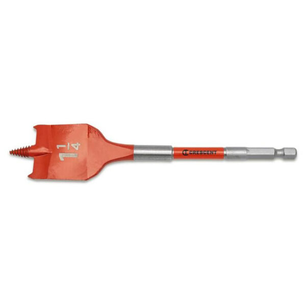 Crescent CDSP-649 1-1/4'' x 6'' Screw Point Spade Drill Bit