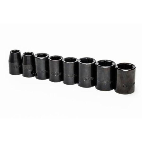 Crescent CIMS0N 8 Pc. 1/2'' Drive 6 Point Standard Impact SAE Socket Set