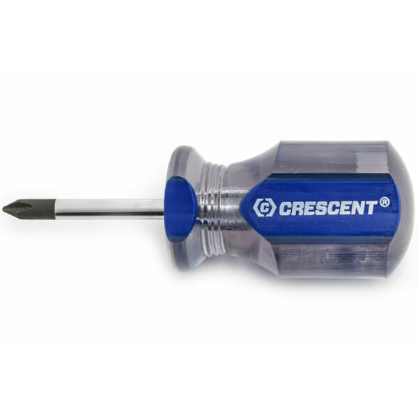 Crescent CP1112 #1 x 1-1/2'' Phillips Acetate Stubby Screwdriver