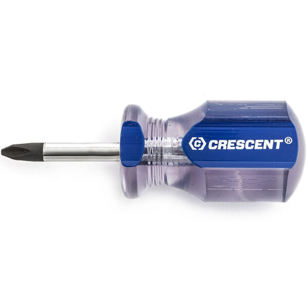 Crescent CP2112 #2 x 1-1/2'' Phillips Acetate Stubby Screwdriver
