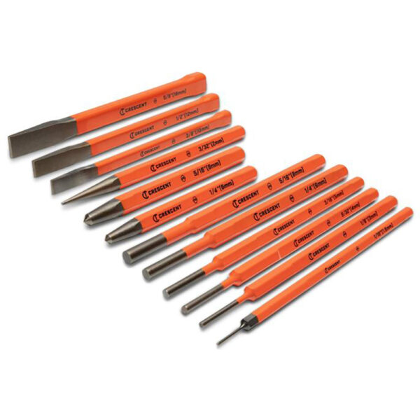 Crescent CPCCHS12 Punch and Cold Chisel 12PC Set