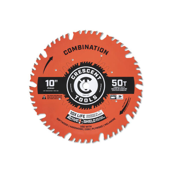 Crescent CSBCM-1050 10'' x 50-Tooth Combination Circular Saw Blade